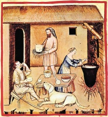 File:Paysans-Moyen Âge-Fromage.jpg
