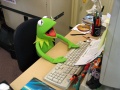 Kermit la grenouille-Bureau-Ordinateur-1980.jpg