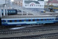 Le Transsibérien à la gare de Khabarovsk