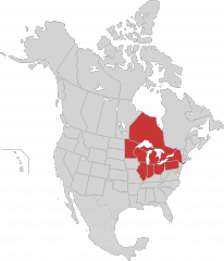 File:Carte Grands Lacs Amérique du Nord.png