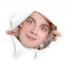 Smiling man