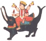 Peinture représentant Ganga